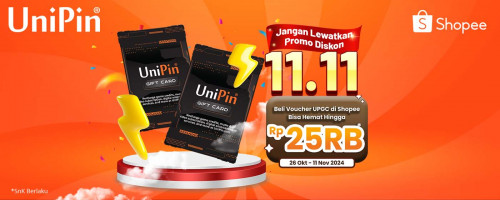 Promo 11.11 Hadir Kembali! Ngegame Asik Dapatkan Diskon Hingga Rp 25,000 di Shopee